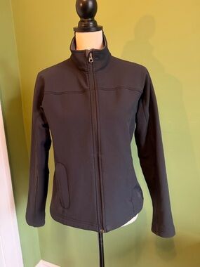 L.L. Bean Women's Black Zip-Up Utility Jacket